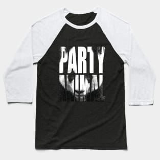 Party Animal Panda Baseball T-Shirt